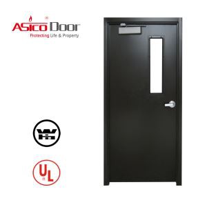 Πόρτα πυρκαγιάς με πλαίσιο χάλυβα